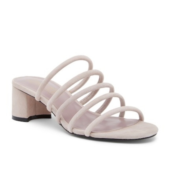 Nanette Lepore Shoes - Nanette Lepore "Daylight" Suede Tube Slide Sandals